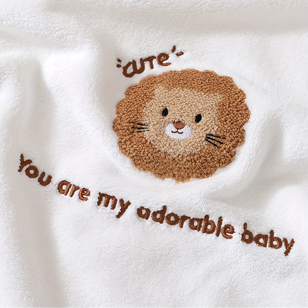 1pc of Cute Bear\u002Fbunny\u002Fkitten Bath Towel, Infant Bath Towel, Suitable for 0-3 Year Old Infants and Toddlers. Christmas Gift, Halloween Gift, Thanksgiving Gift, Newborn Baby Gift, Birthday Gift