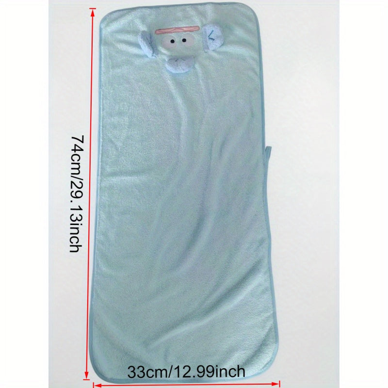 Set of 3 Hangyodon Cartoon Plush Towels And Bathing Caps - Soft, Useful, And Handy Essentials for Home Bathing, Perfect As a Holiday Gift for Everyday Bathing And Hair Drying
