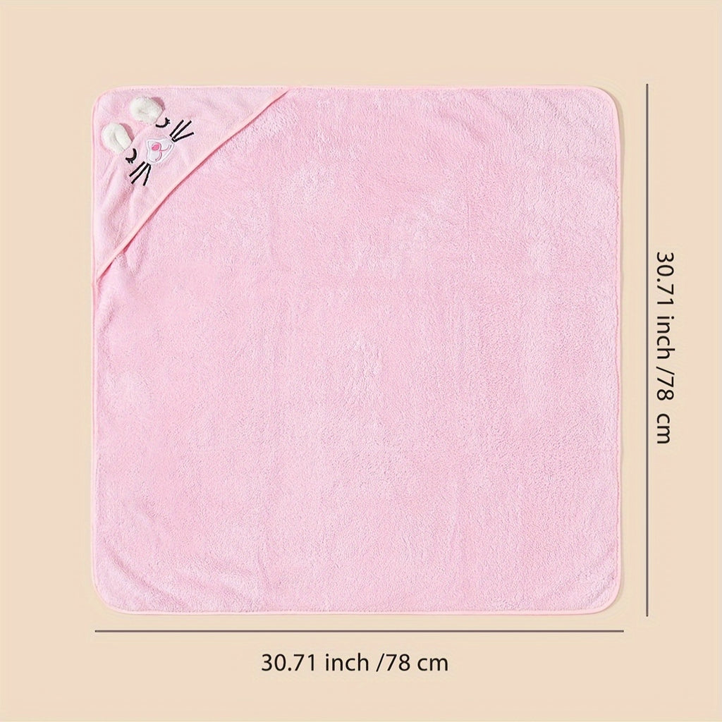 2pcs DIY Hooded Bath Towel, Personalized Embroidered Towel Featuring The Name, Custom Name, Unique Gift for, Perfect for Christmas