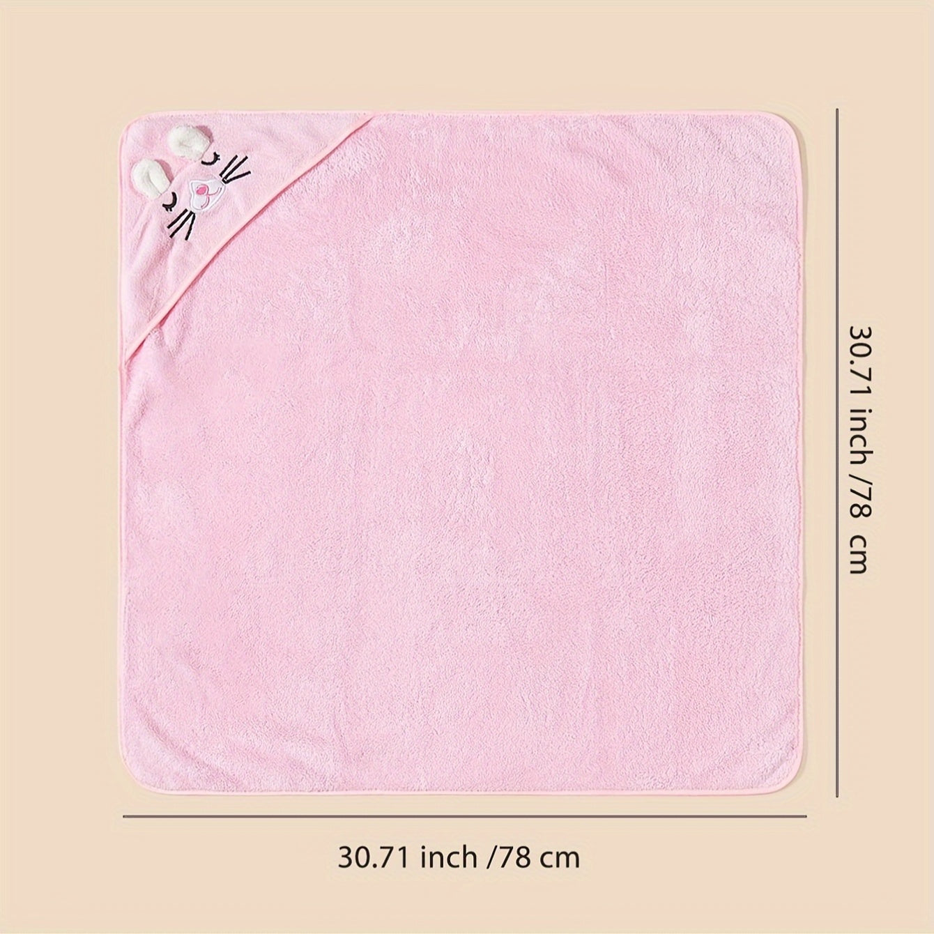 2pcs DIY Hooded Bath Towel, Personalized Embroidered Towel Featuring The Name, Custom Name, Unique Gift for, Perfect for Christmas