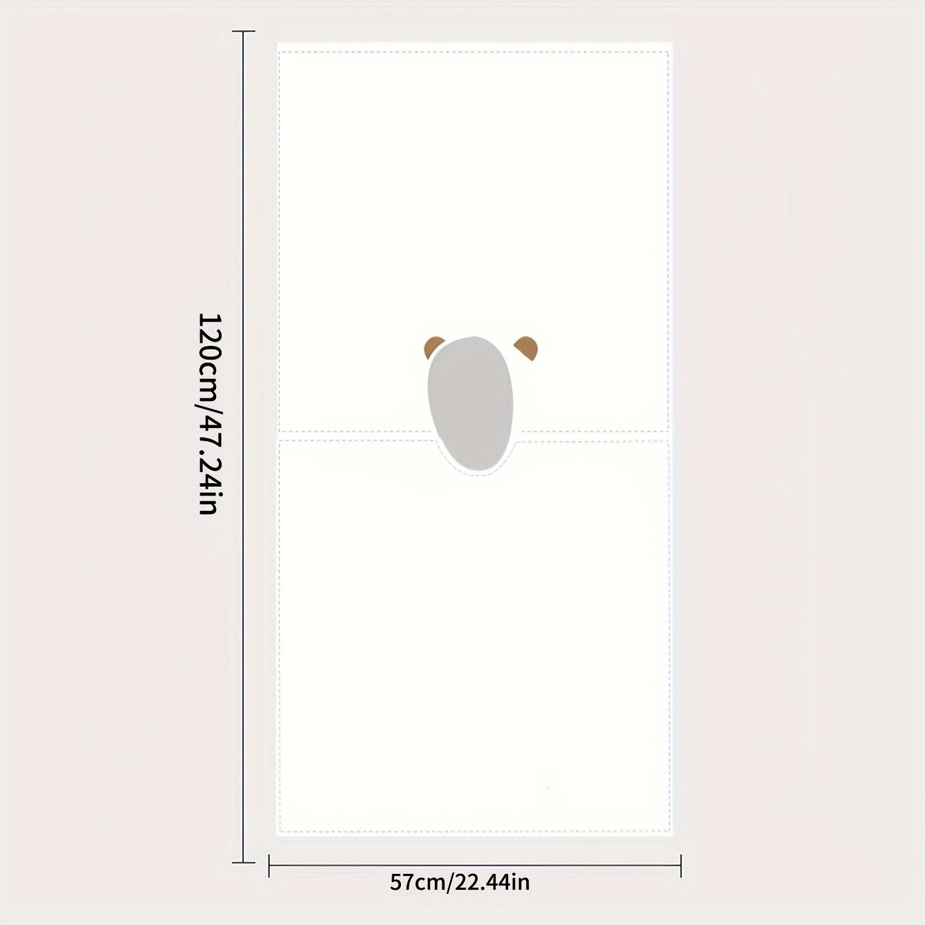 1pc Kids Hooded Bath Towel, 47.24x22.44 Inches, for 1-3 Year Olds, Ultra-Soft for Boys and Girls, Highly Absorbent, Quick-Drying, Non-Shedding, Newborn Hooded Cape Towel for Bathing, Showering, All-Season Use, Christmas, Halloween, Thanksgiving Gift