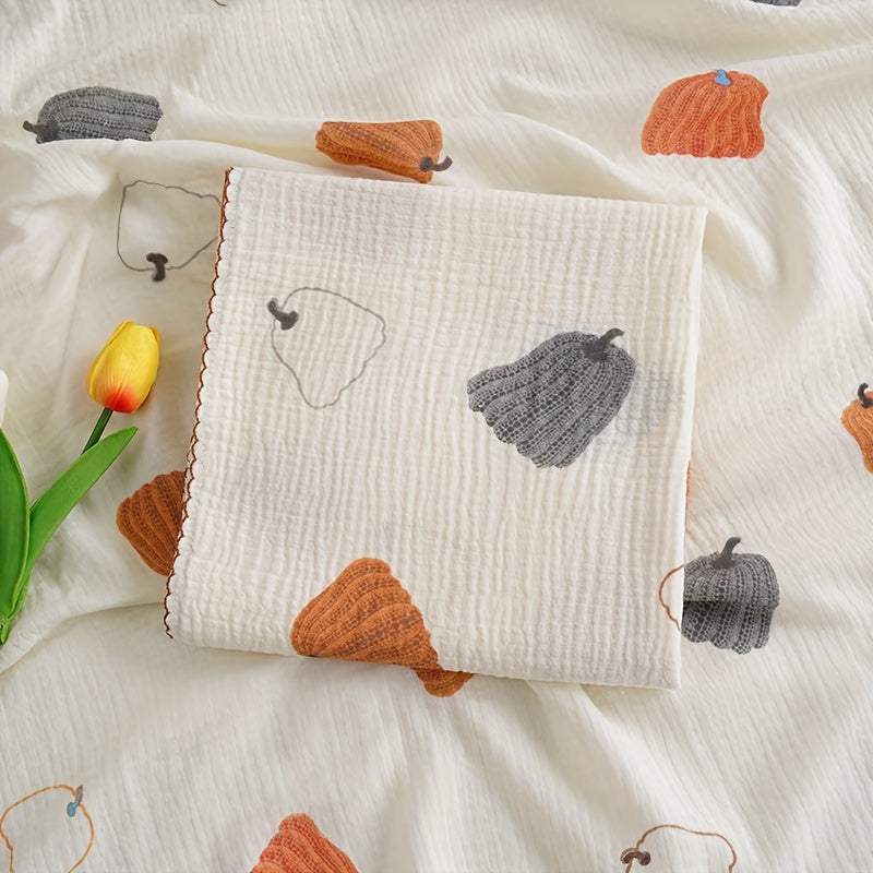 Double-layer Gauze Wrap | Newborn Baby Gauze Wrap, Baby Blanket, Kids Newborn Bath Towel | Woven, Mixed Color, Machine Washable