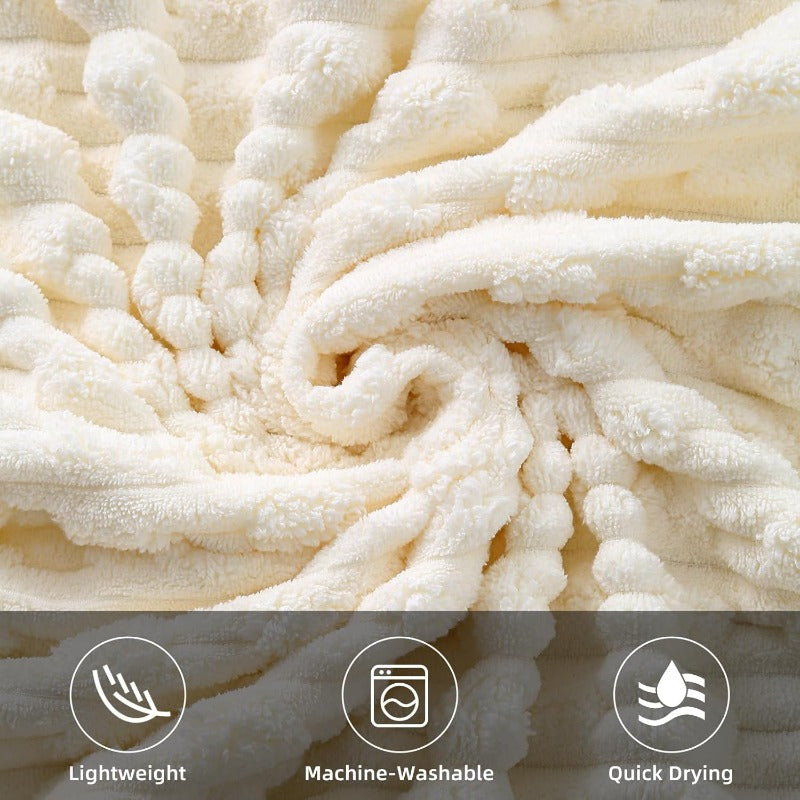 30X60 Inches Extra Large Bath Towels Sets of 6 for Bathroom Super Soft Quick Dry 2 Bath Towels 2 Hand Towels 2 Washcloth Towels Microfiber Shower White 6pcs